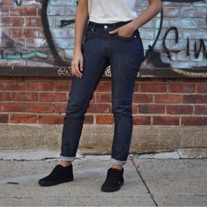 Everlane Dark Indigo Ankle Jeans
